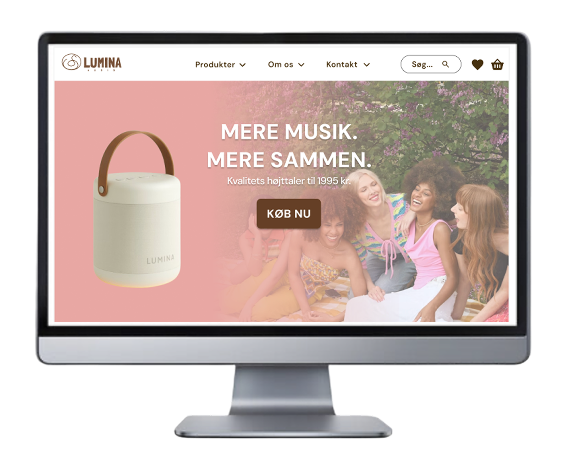 Lumina landingpage